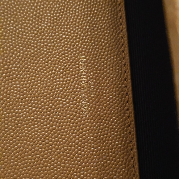 Saint Laurent Tan Quilted Leather Bag - Picture 14 of 16